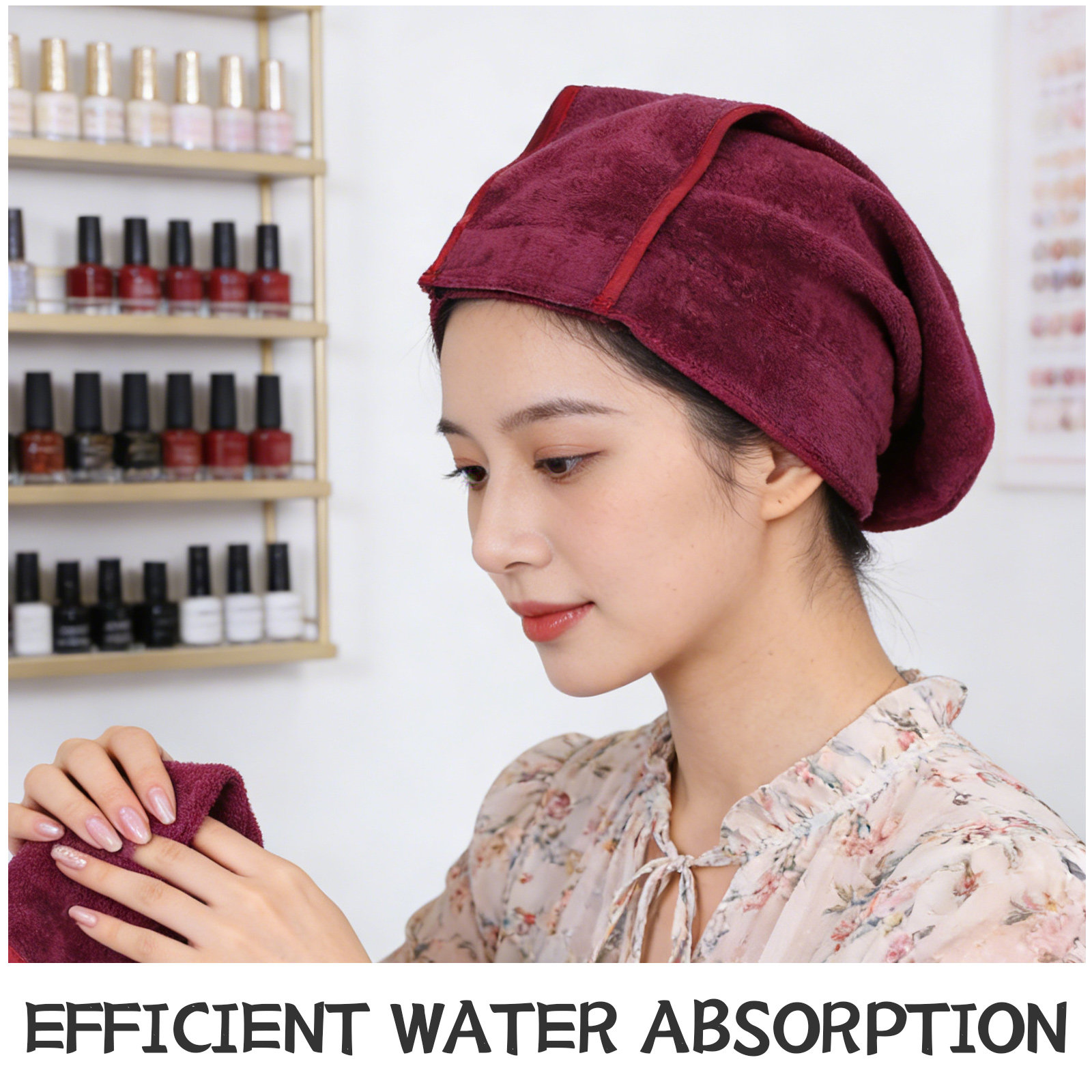 2Pcs Absorbent Hair Drying Tow - Spa Towel 评论和价格