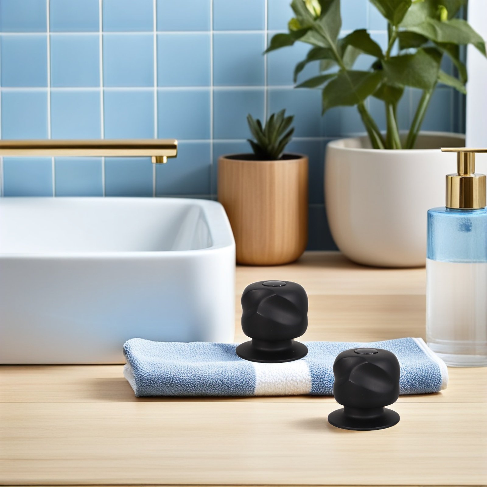 2Pcs Zinc Alloy Shower Faucet  - Hot Tub 评论和价格