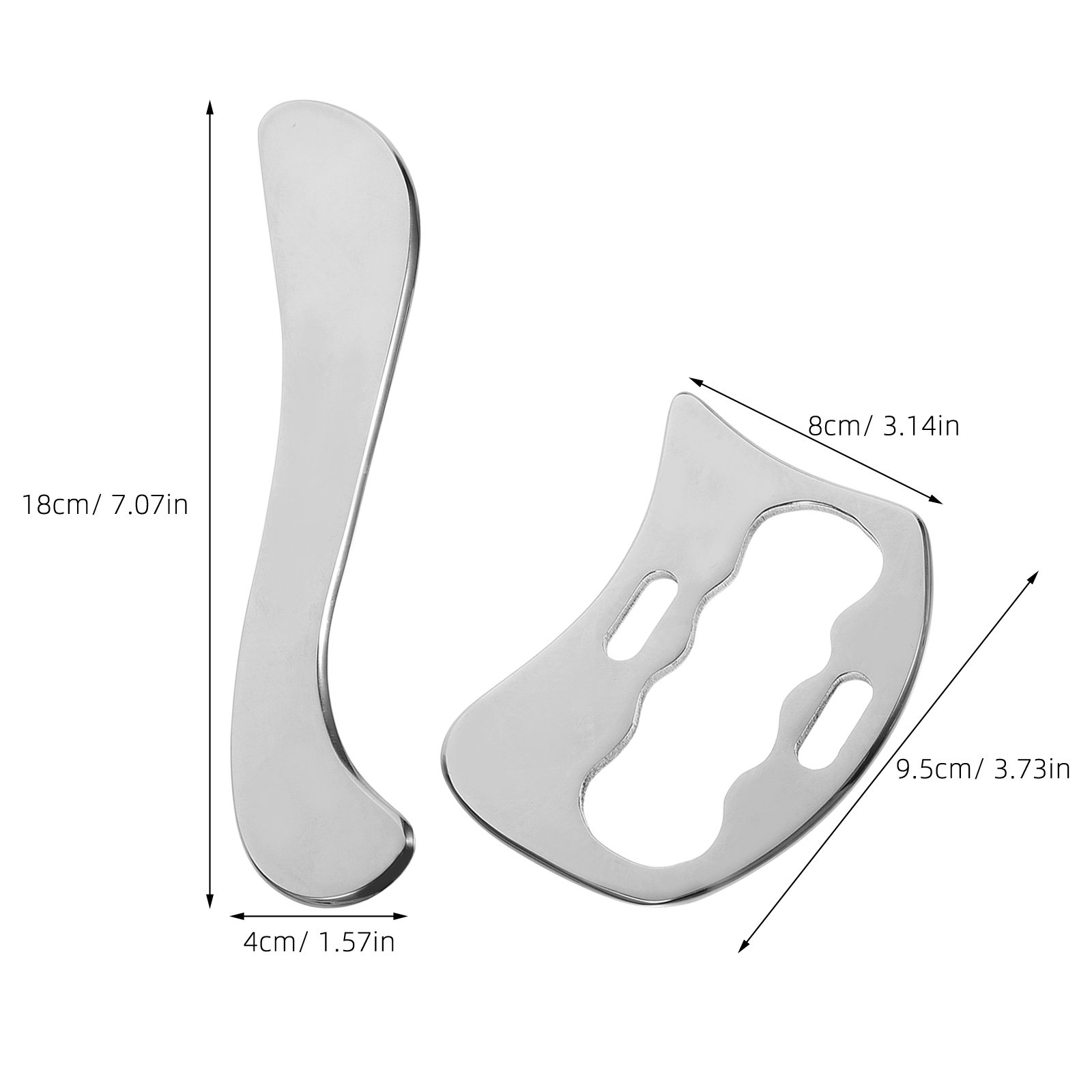1Set Fascia Scraper Stainless  - Spa Massager 评论和价格