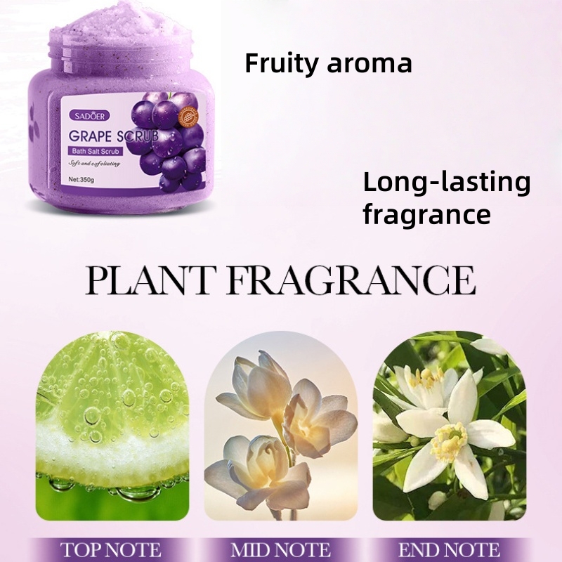 Grape Bath Salt Scrub 350g, Ex - Bath Salts 评论和价格