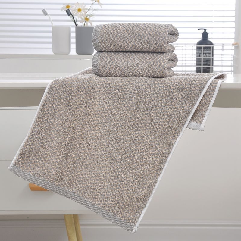 3-Piece Herringbone Cotton Tow - Spa Towel 评论和价格